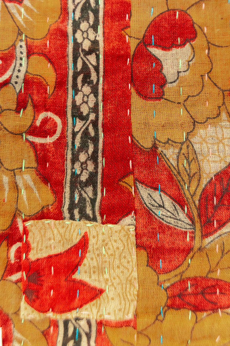 Driftwood Kantha Throw