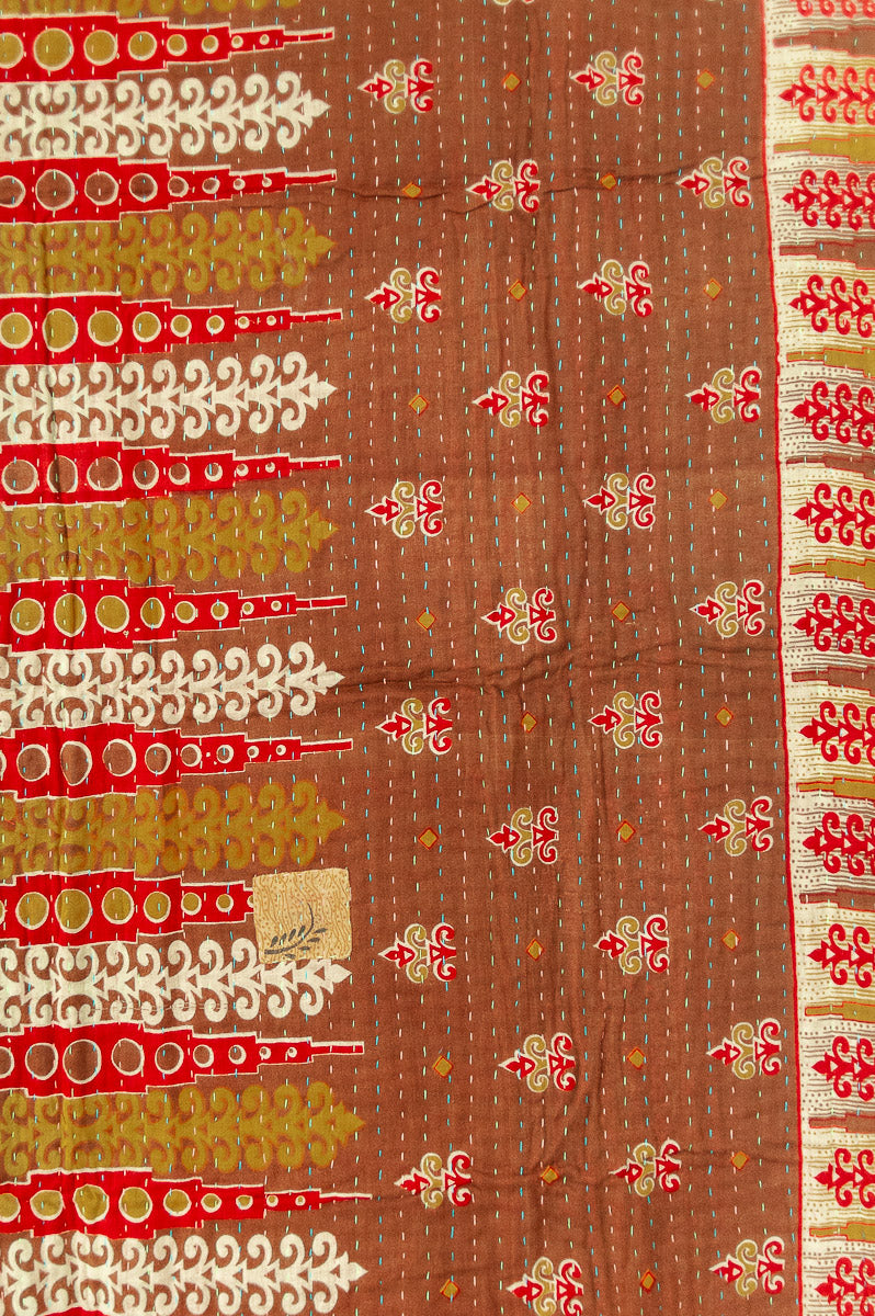 Driftwood Kantha Throw