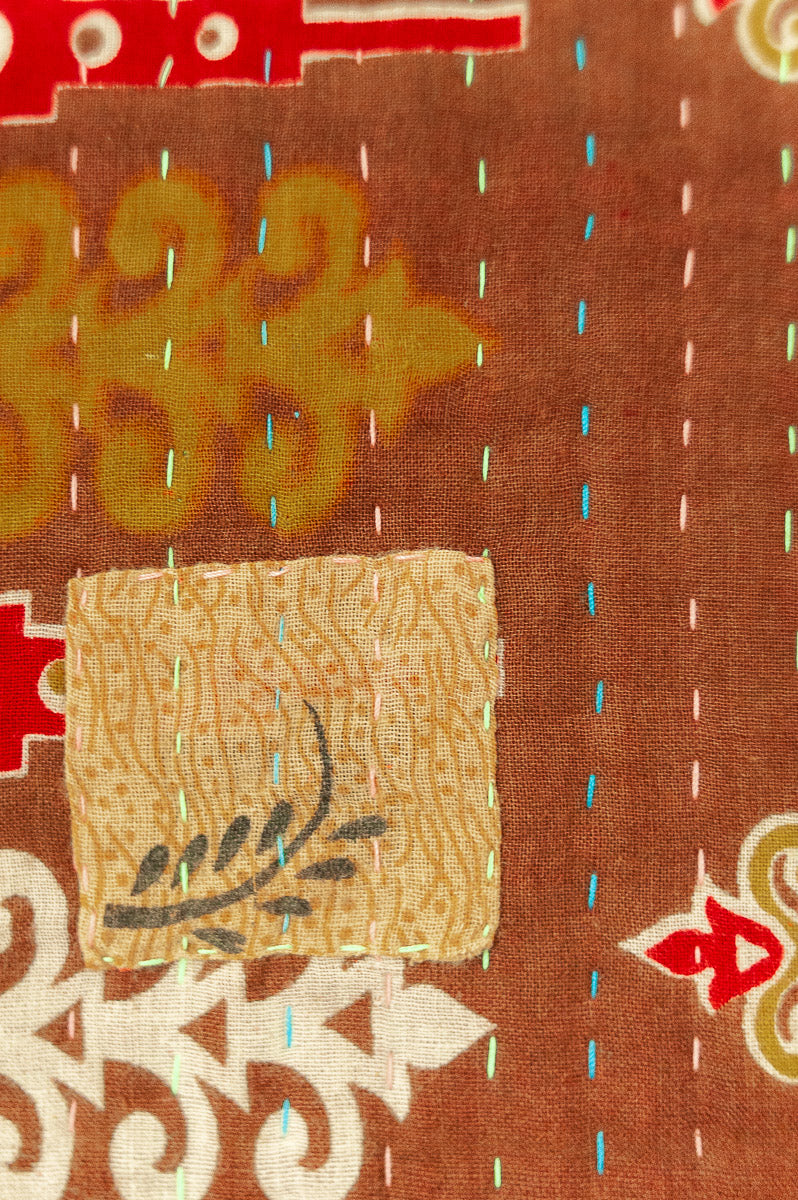 Driftwood Kantha Throw