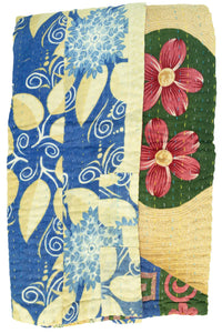 Eager Kantha Throw Blanket