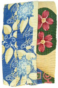 Eager Kantha Throw Blanket