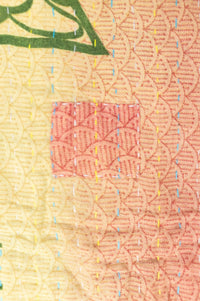 Eager Kantha Throw Blanket