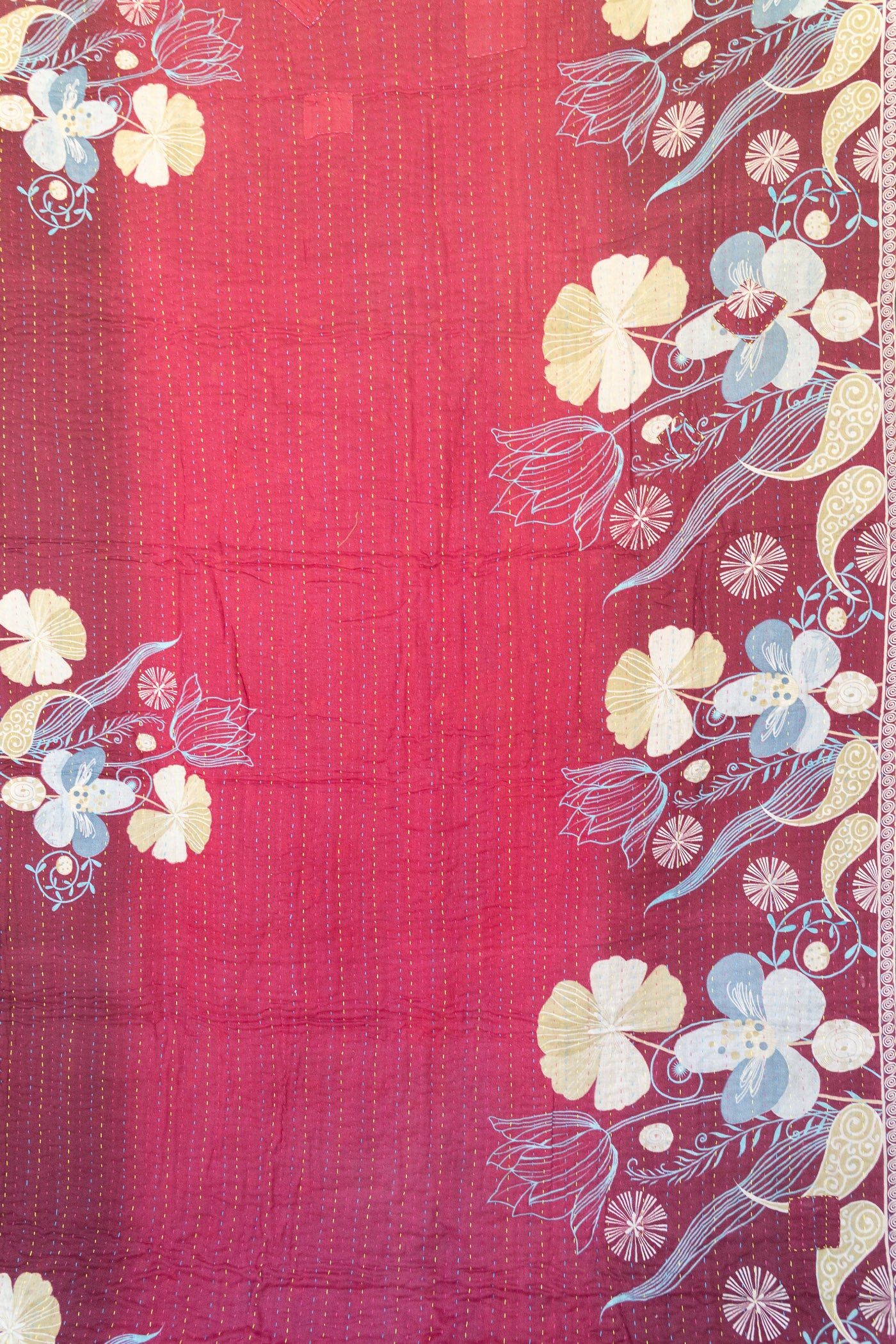 Earnest Kantha Throw Blanket