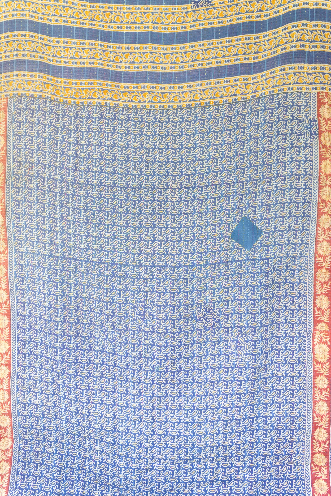 Earnest Kantha Throw Blanket