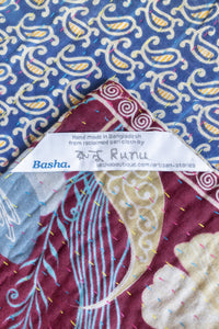 Earnest Kantha Throw Blanket