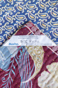 Earnest Kantha Throw Blanket