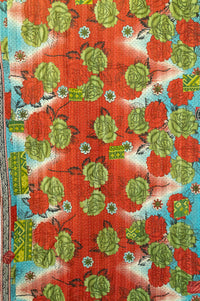 Kantha Throw Bed Quilt