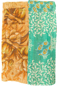 Kantha Throw Bed Quilt
