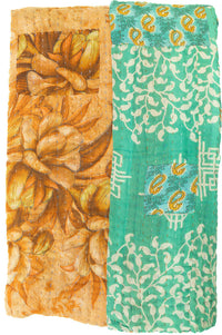 Kantha Throw Bed Quilt