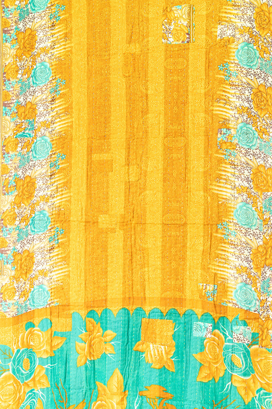 Effervescent Kantha Throw