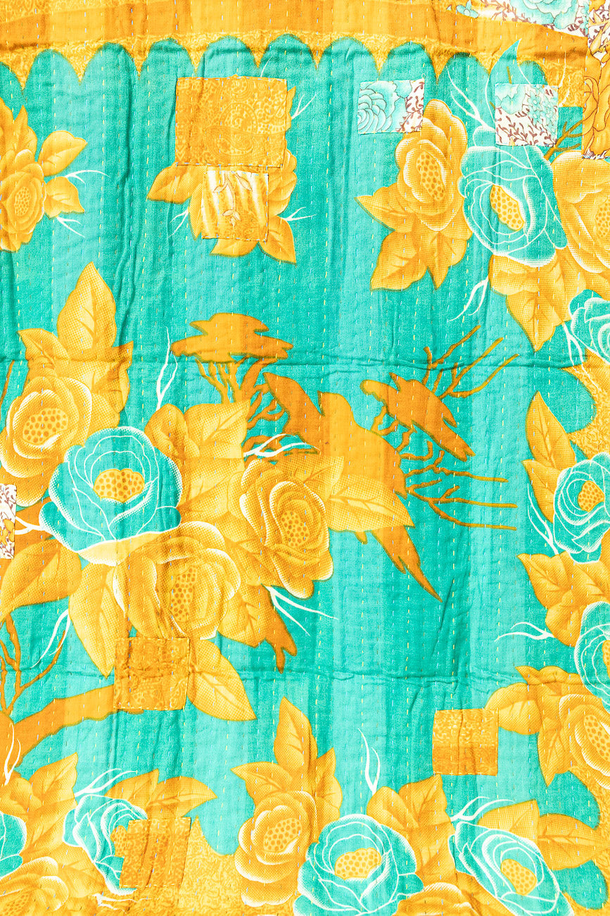 Effervescent Kantha Throw