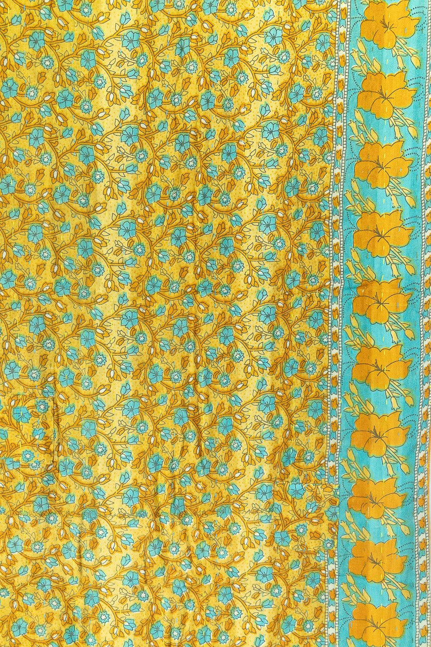 Effervescent Kantha Throw