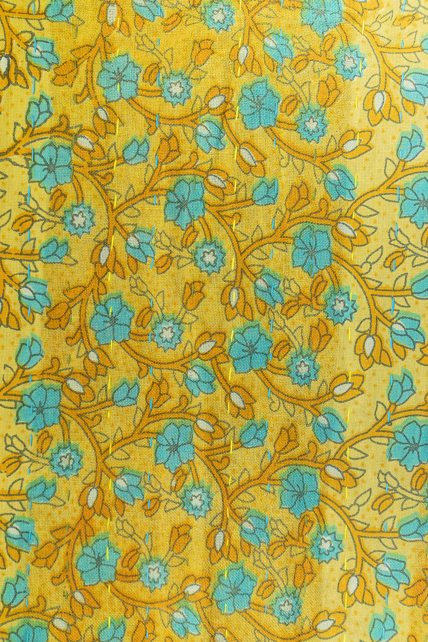 Effervescent Kantha Throw