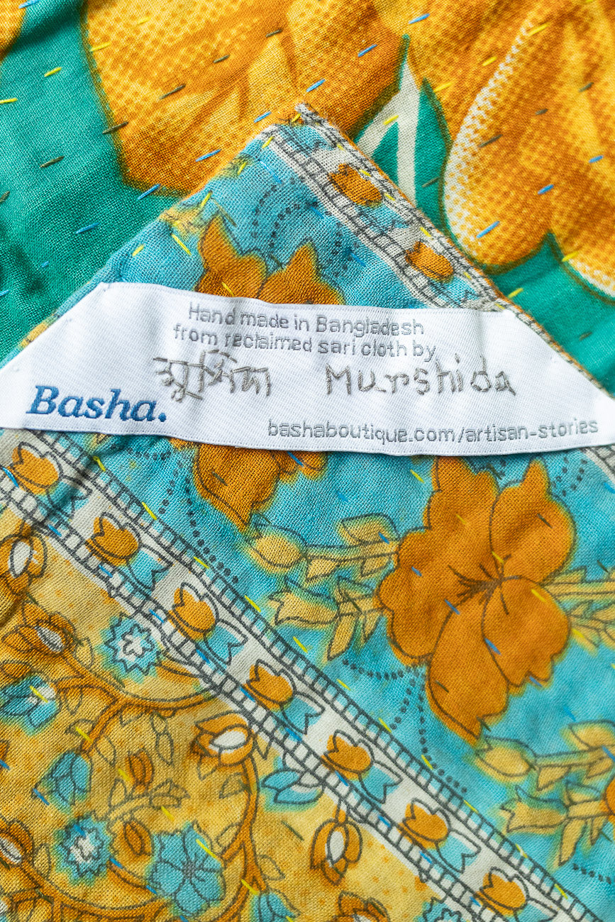 Effervescent Kantha Throw