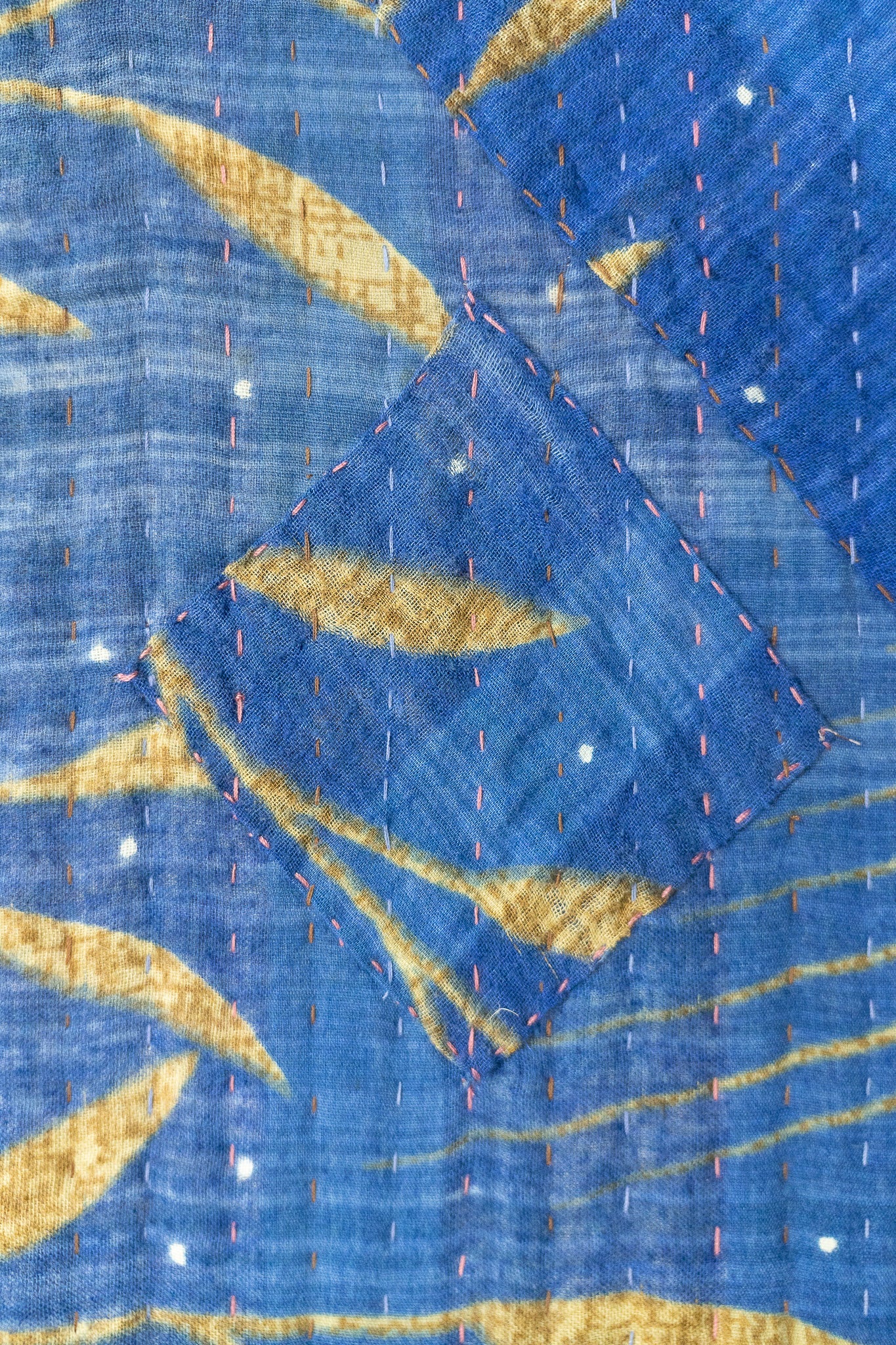 Effervescent Kantha Throw