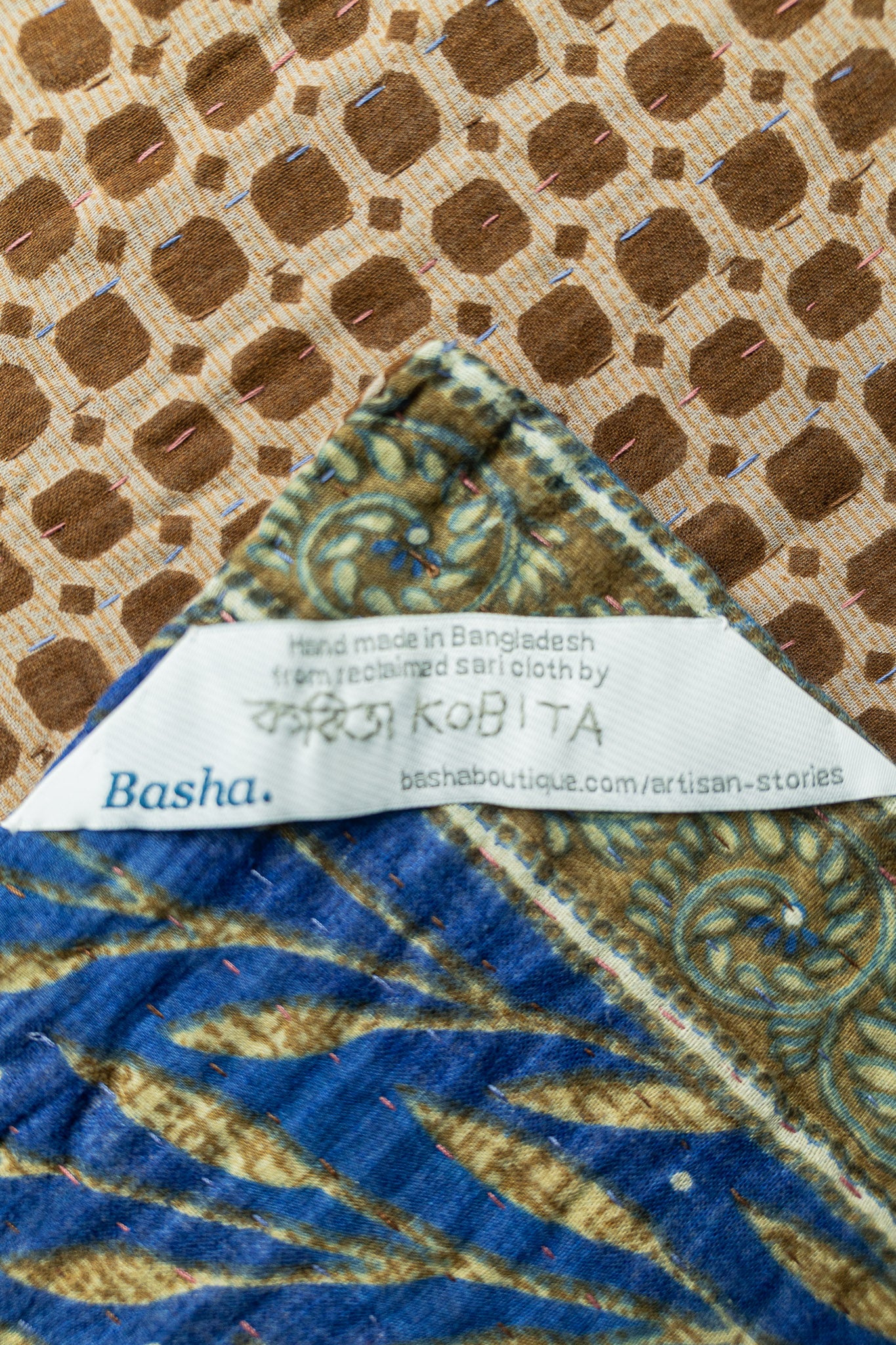 Effervescent Kantha Throw