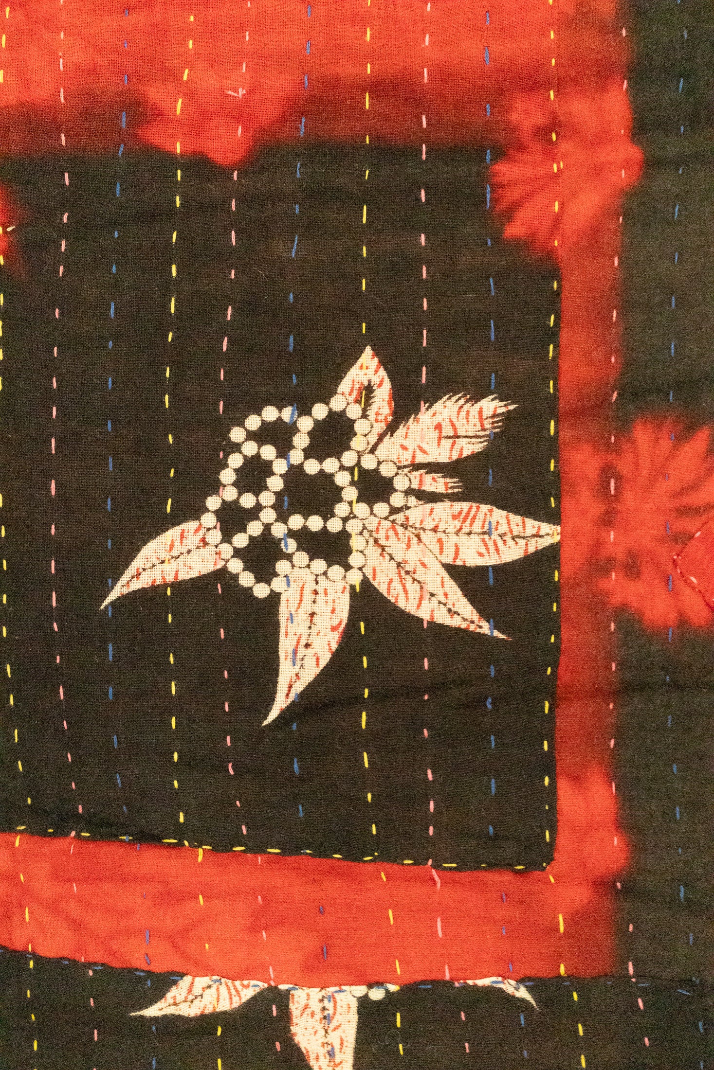 Elate Large Kantha Throw Blanket