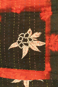 Elate Large Kantha Throw Blanket