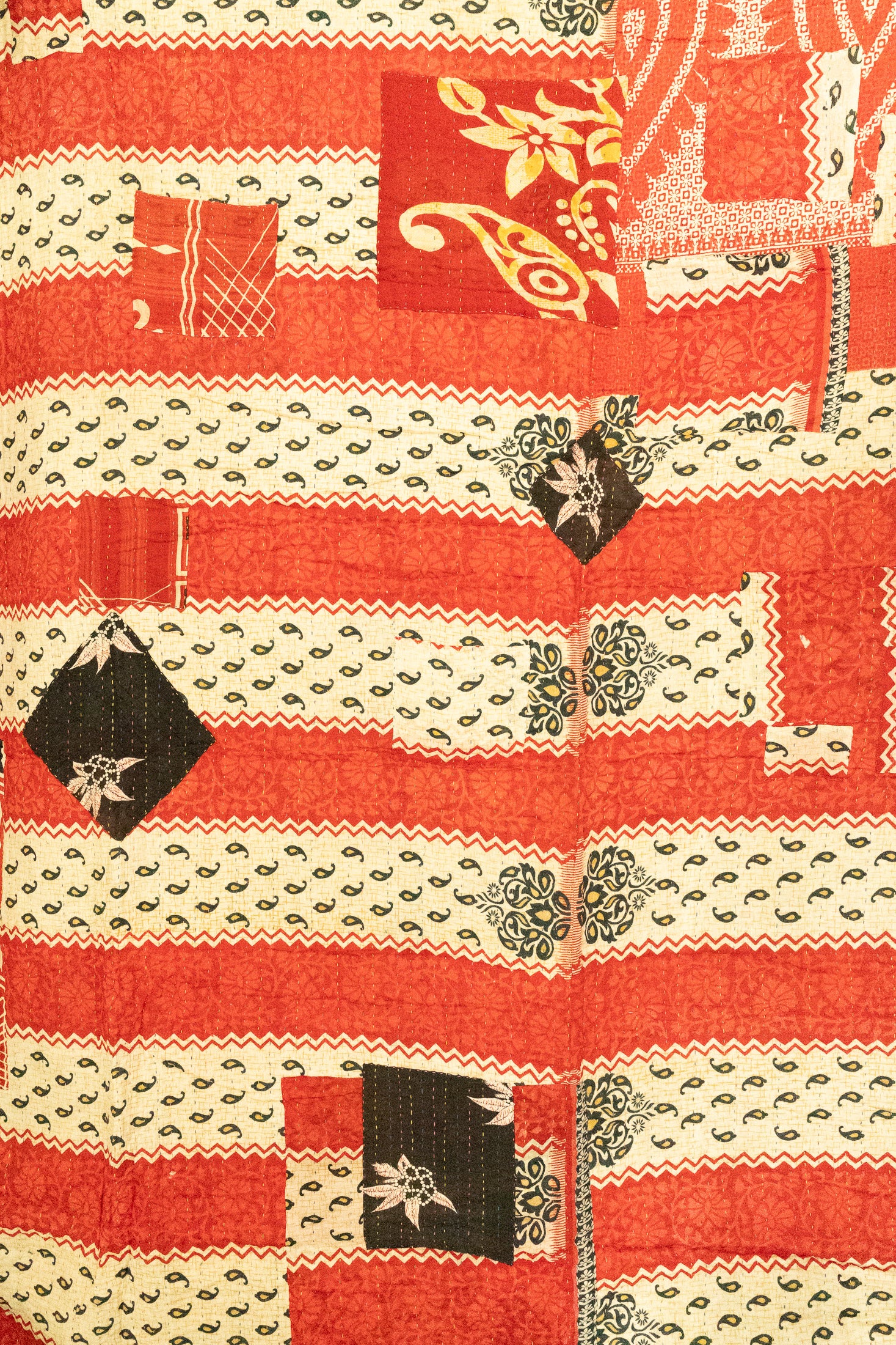 Elate Large Kantha Throw Blanket