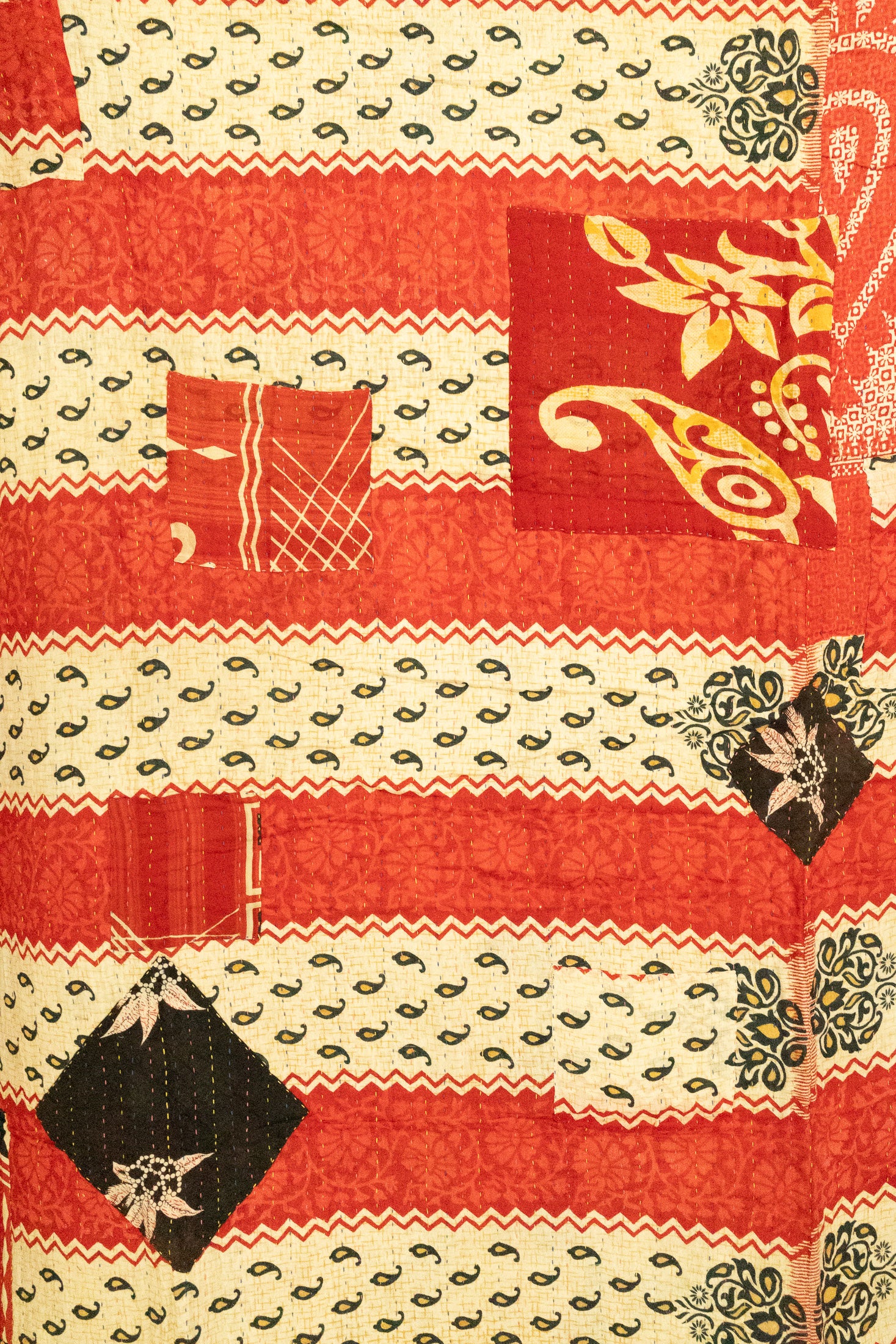 Elate Large Kantha Throw Blanket