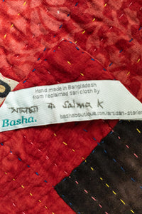 Elate Large Kantha Throw Blanket