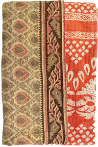 Kantha Throw Bed Quilt