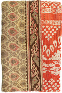 Kantha Throw Bed Quilt