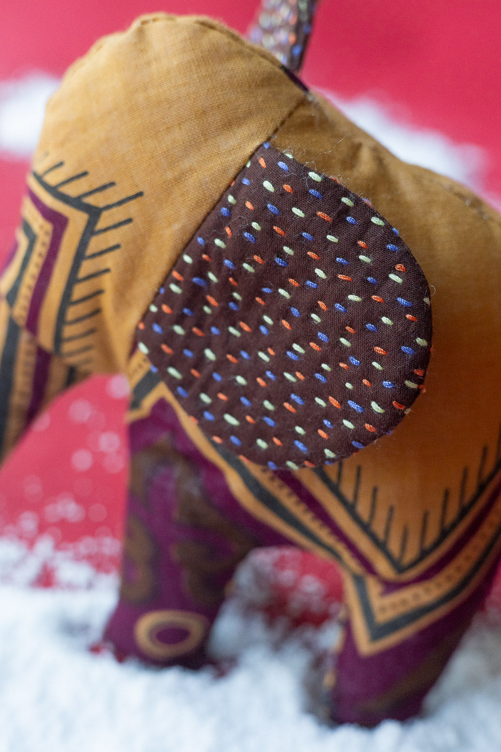 Kantha Elephant No. 10 — Mini