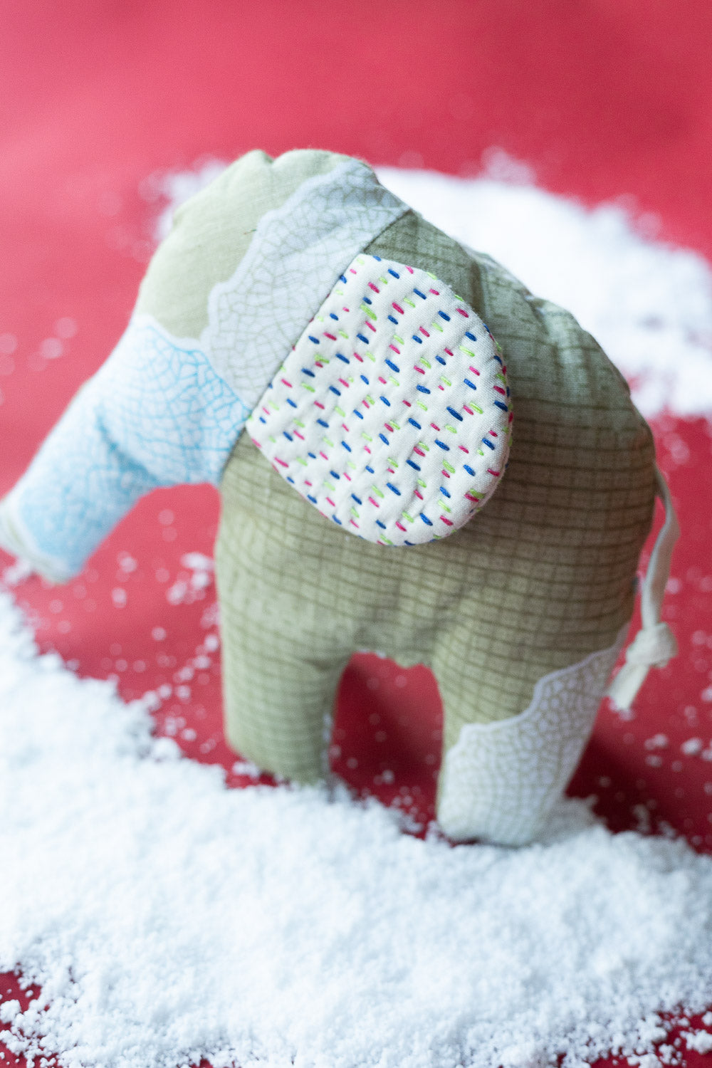 Kantha Elephant No. 3 — Mini