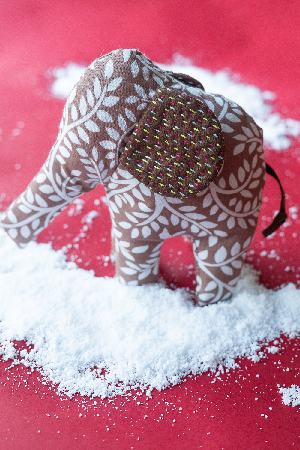 Kantha Elephant No. 5 — Mini