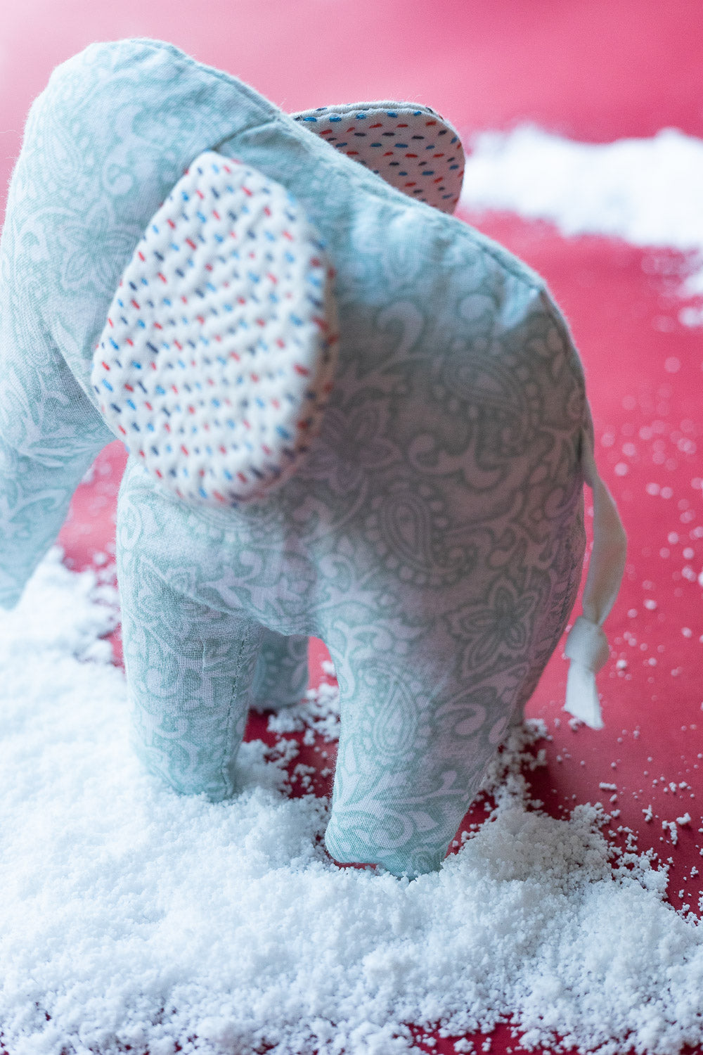 Kantha Elephant No. 6 — Mini