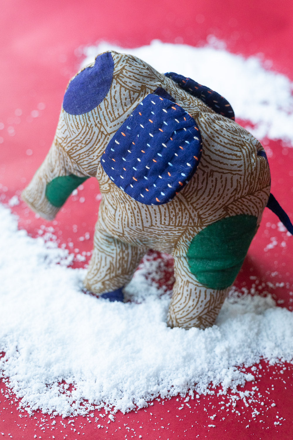 Kantha Elephant No. 8 — Mini