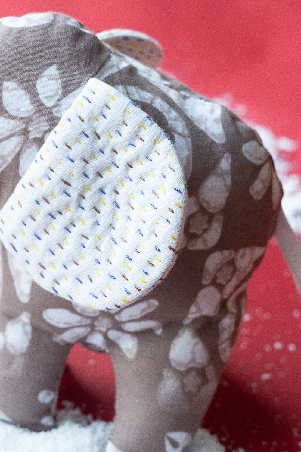 Kantha Elephant No. 2 — Small