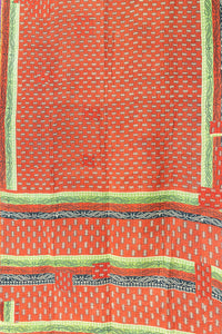Kantha Throw Bed Quilt