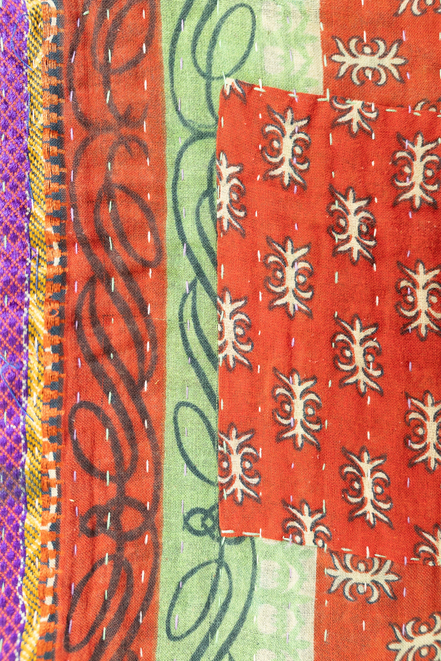 Eloquent Kantha Throw