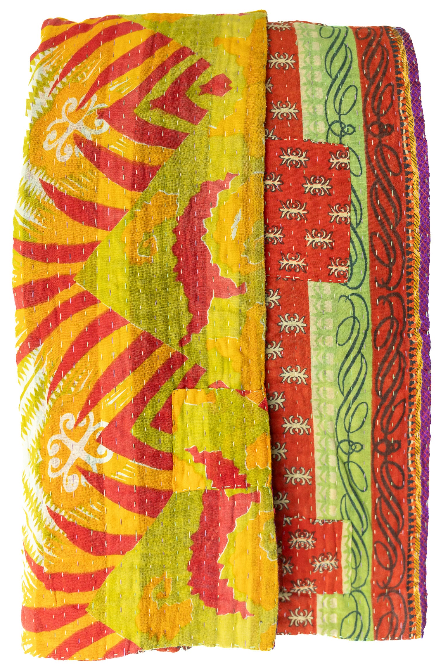 Eloquent Kantha Throw