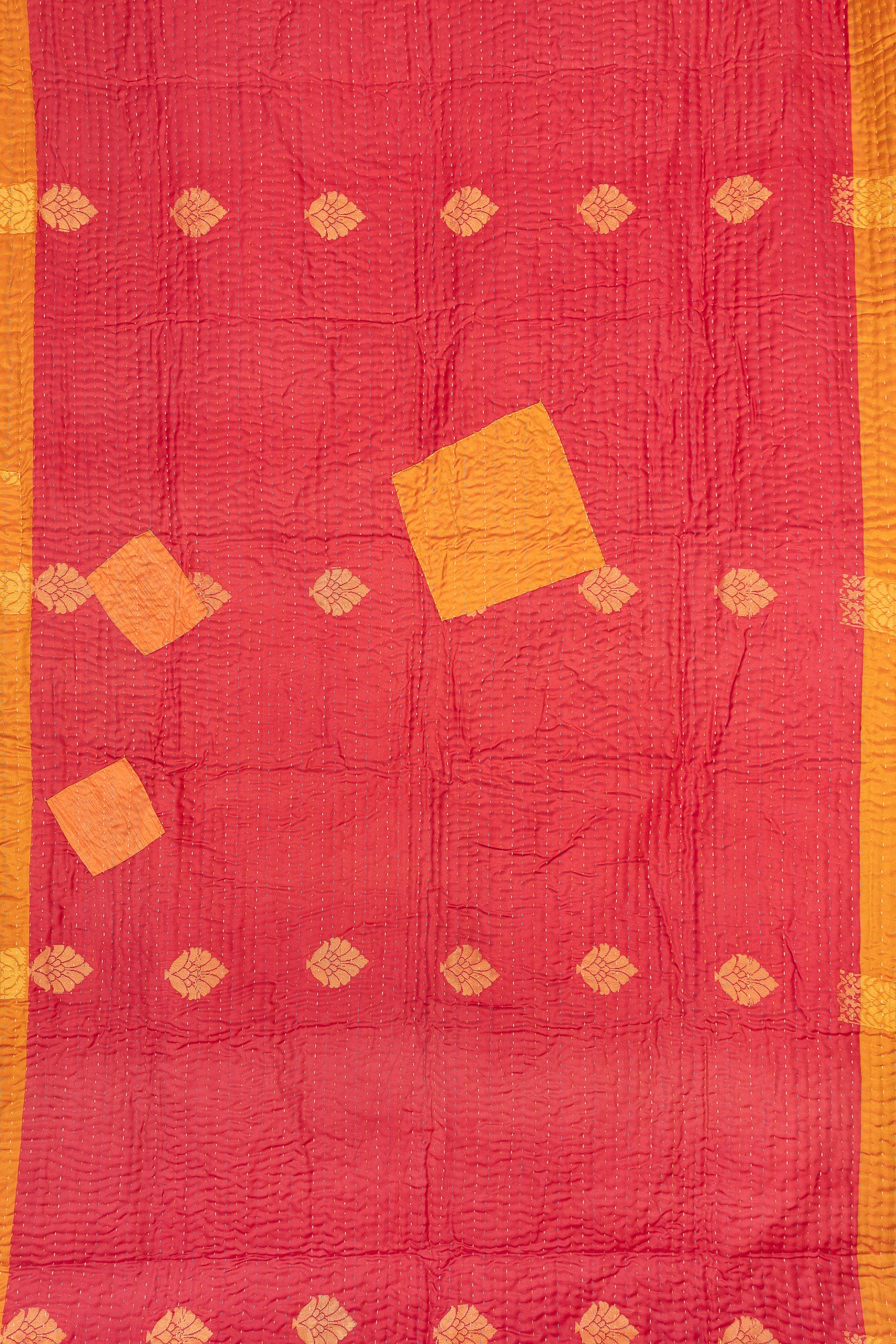 Emblem Silk Blend Kantha Throw