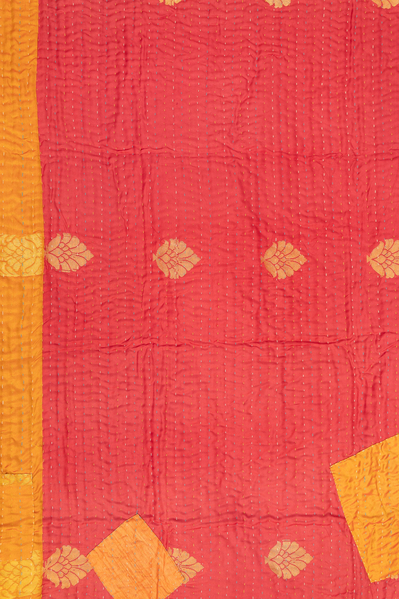 Emblem Silk Blend Kantha Throw