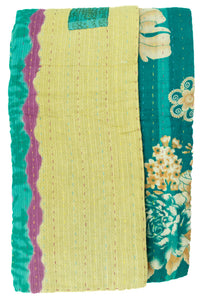 Embrace Kantha Throw Blanket