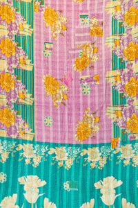 Embrace Kantha Throw Blanket