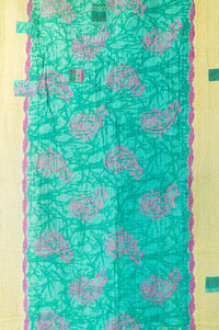 Embrace Kantha Throw Blanket
