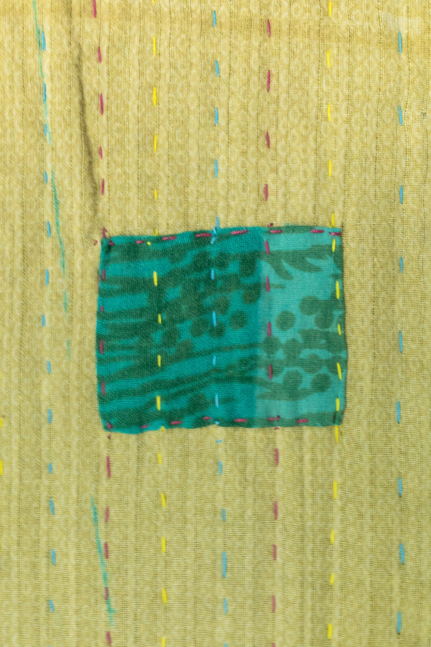 Embrace Kantha Throw Blanket