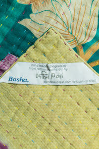 Embrace Kantha Throw Blanket