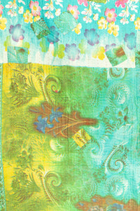 Embrace Kantha Throw Blanket