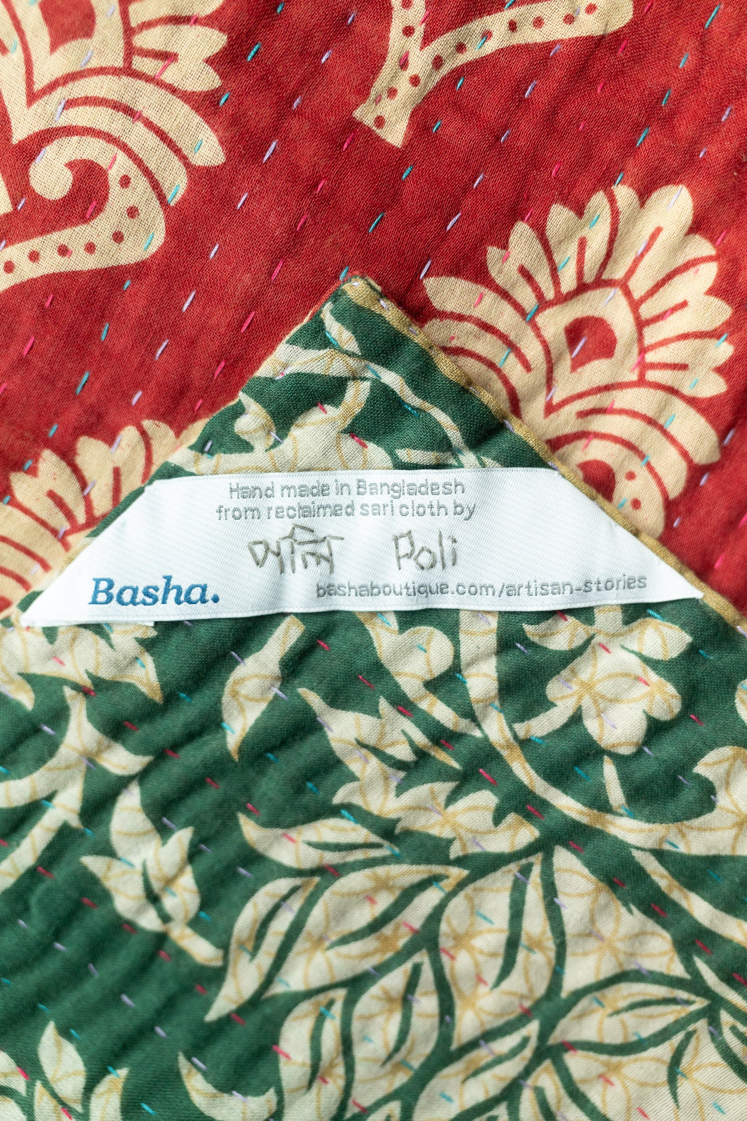 Emmanuel Holiday Kantha Blanket