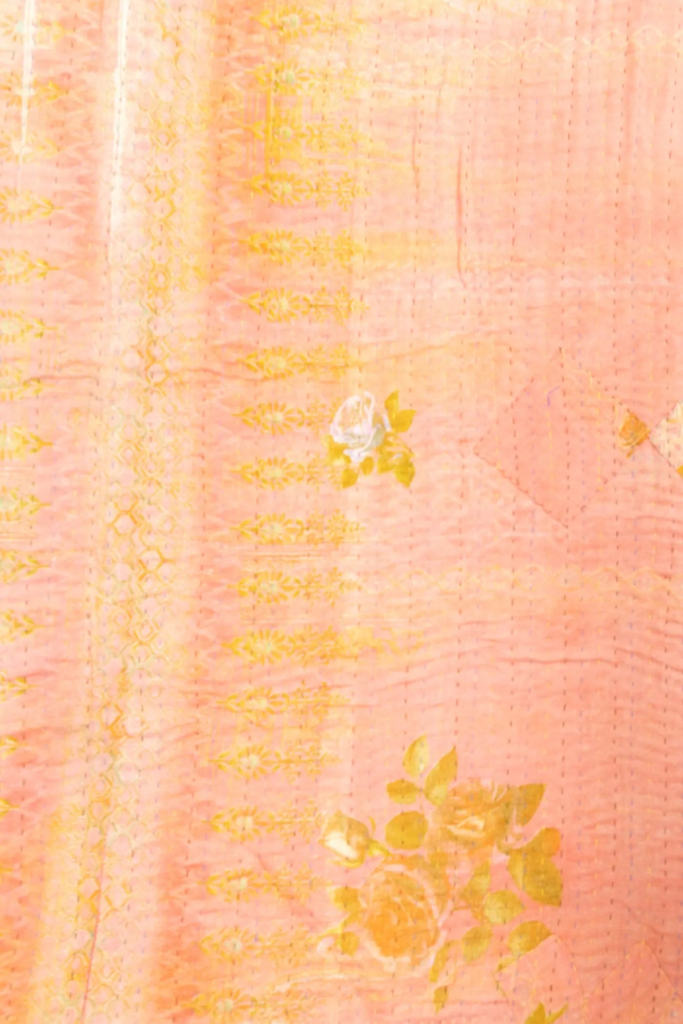 Encourage No. 1 Large Kantha Throw Blanket