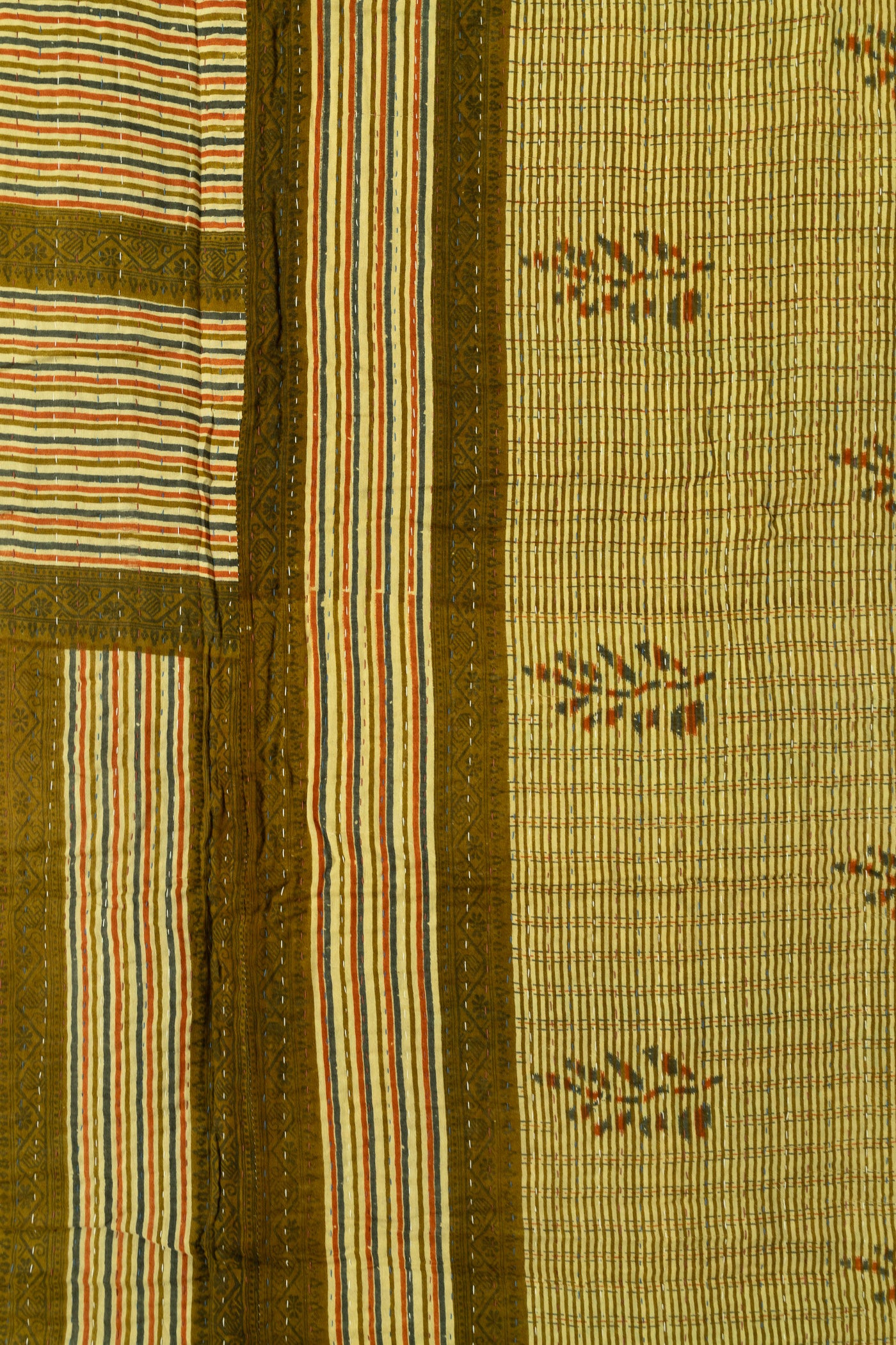 Encourage No. 1 Large Kantha Throw Blanket