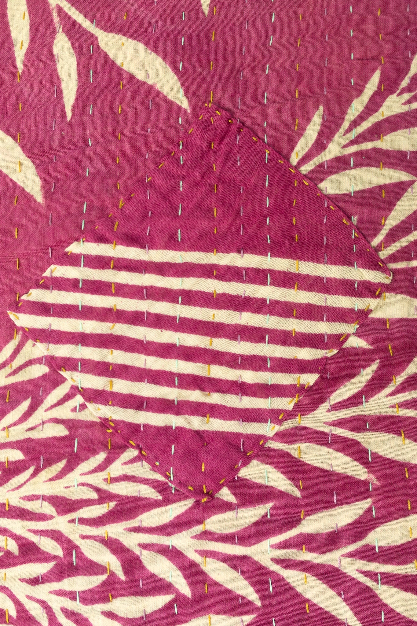 Encourage No. 10 Large Kantha Throw