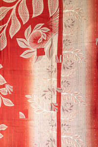 Encourage No. 3 Large Kantha Throw Blanket