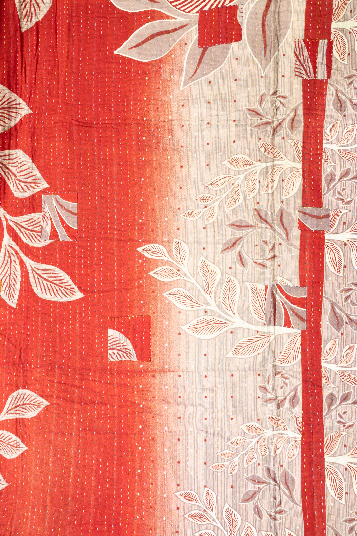 Encourage No. 3 Large Kantha Throw Blanket